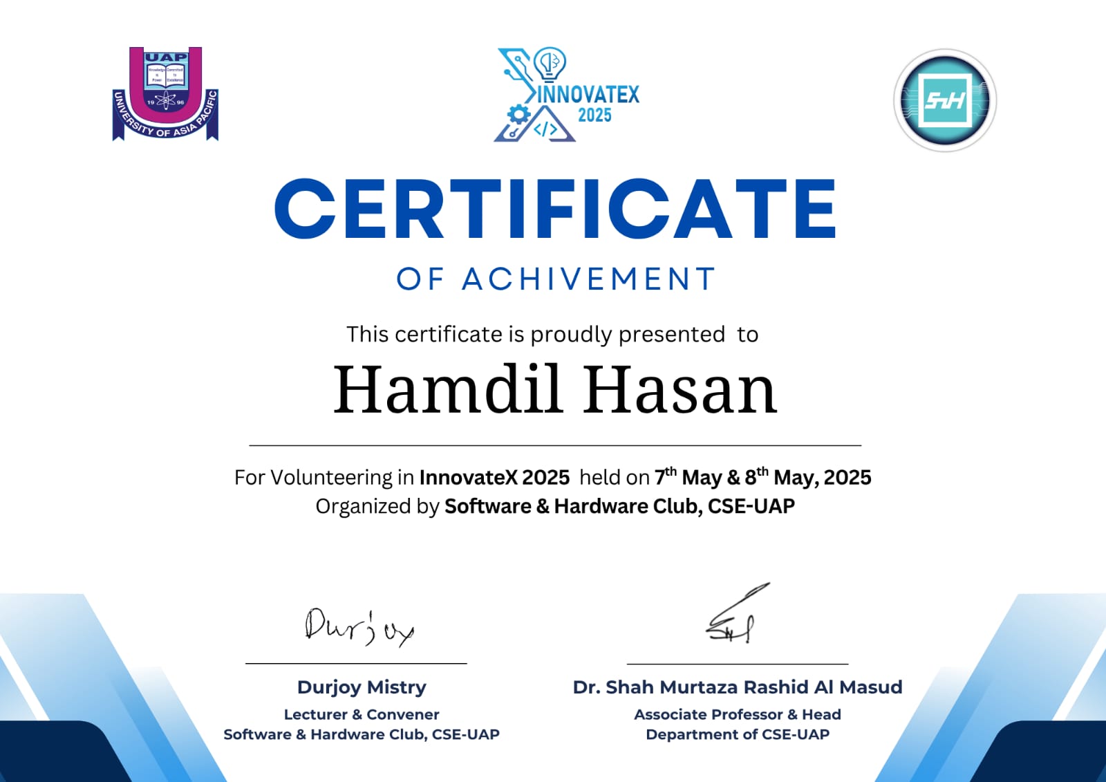 Achievement 1